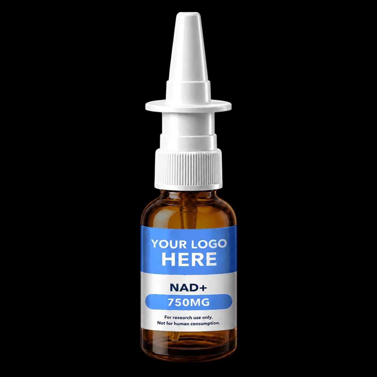 Wholesale NAD+ Liquid Spray 750mg nasal spray bottle — Wholesale Peptide Supply